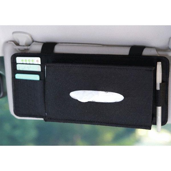 

tissue boxes & napkins universal car sun visor box auto accessories organizer holder paper case