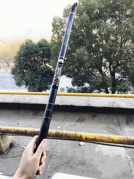 

carbon fishing rod spinning casting 6.3m baitcasting rock ultra light fishing rod tackle new