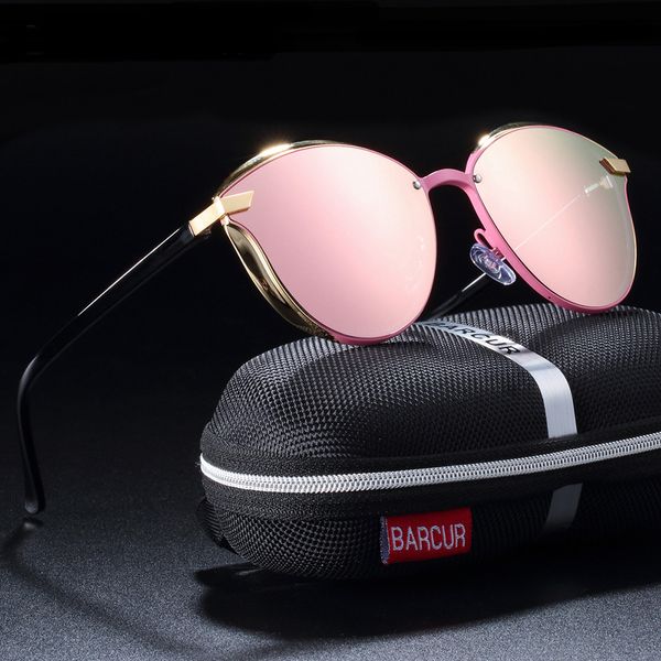 

luxury polarized sunglasses women round sun glassess ladies lunette de soleil femme, White;black