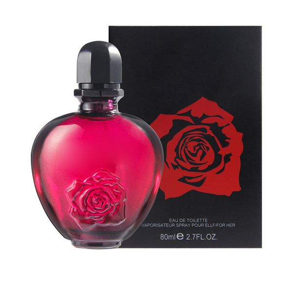 

women perfume rebellious red rose princess long-lasting fresh floral fragrance pale parfum eau de toilette spray for women 80ml