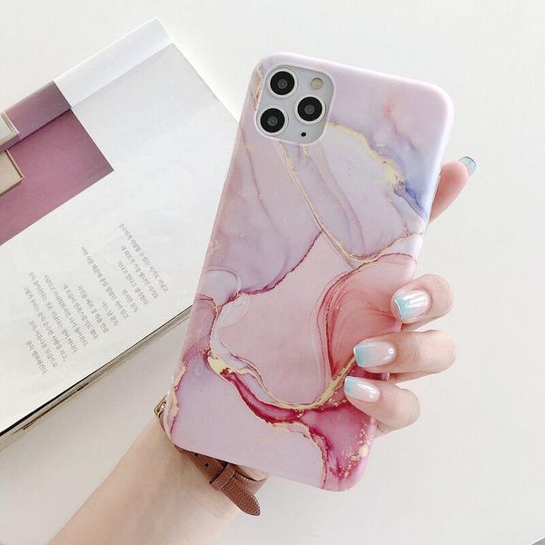 

luxury marble stone soft imd tpu back cover case for iphone 12 11 pro max xr xs x 8 7 se 2020
