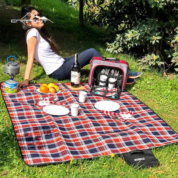 

camping picnic mat moisture-proof mat portable grass widen picnic cloth tent