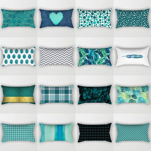 

cushion/decorative pillow nordic geometric throw case black yellow blue cushion cover home sofa decorative pillows 30x50cm