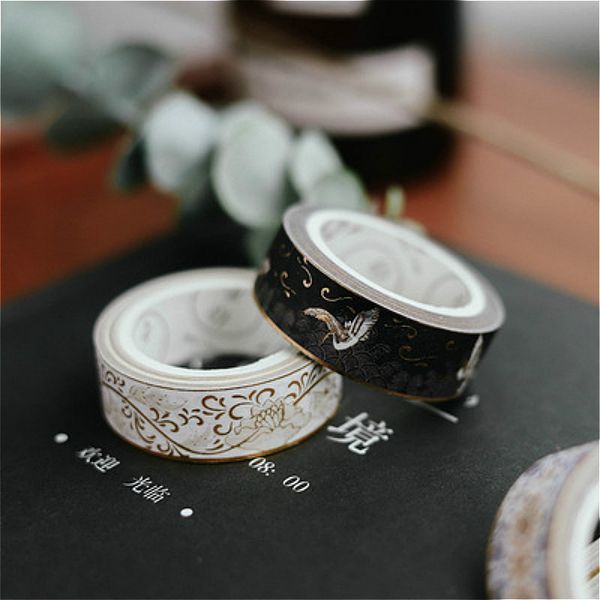 

3Pieces/Lot 2019 New Antiquity Washi Tape Paper Planner Masking Tape Adhesive Tapes Creative Color Stickers Decorative Stationery Tapes 2016