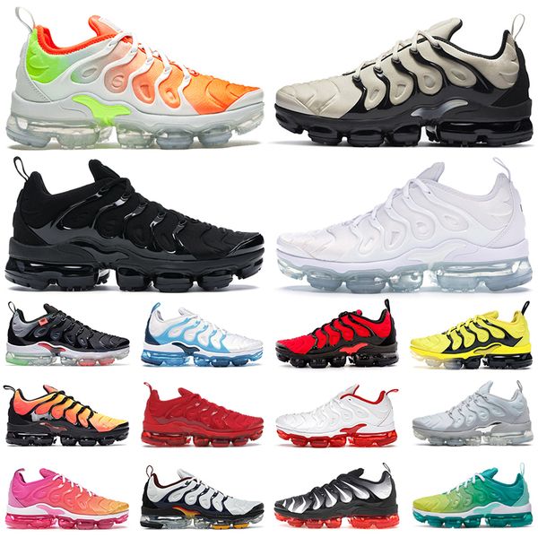 

men women tn plus running shoes triple black white psychic pink pure platinum summer gradient sunset coastal bleached aqua mens trainers out