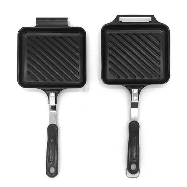 

pans fine iron dual-sided non-stick waffle maker pan mould mold press plate baking tool frying for toast sandwich
