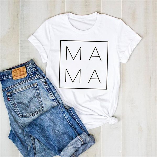 

men print lady mom mens t shirt mama short sleeve cute mother graphic ladies clothes female clothing, White;black