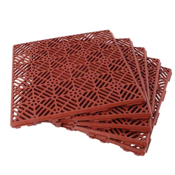 

2pcs non-slip floor mats, garden plastic floor, non-slip garden floor mats, plastic tiles 29.5x29.5cm