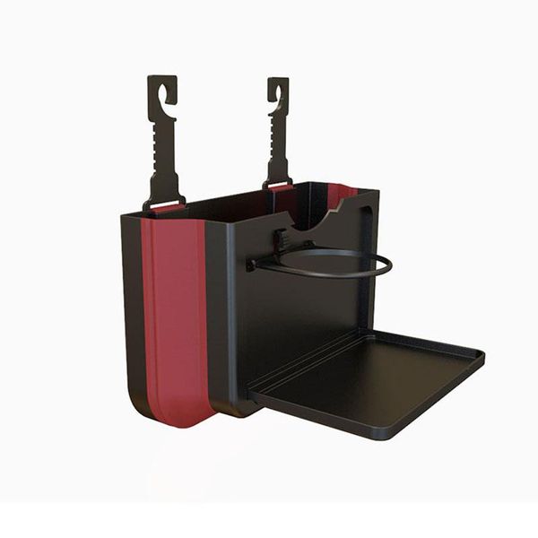 

car organizer 1pc creative foldable vehicle storage box hanging multifunction water bottle rack garbage bin sundries for