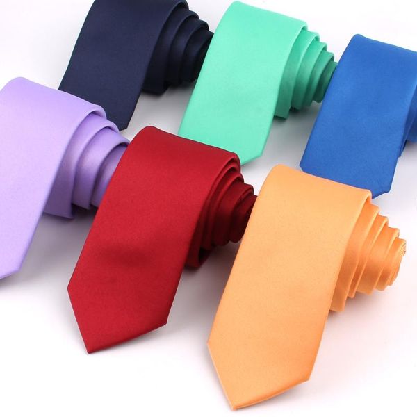 

neck ties skinny for men women casual solid color tie suits slim wedding business groomsman necktie gravata gifts, Blue;purple