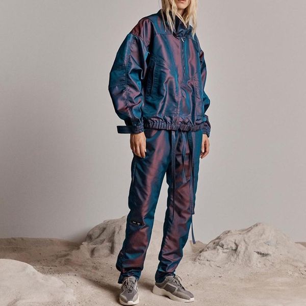 

new 2021 20ss latest japan hip-hop fog style men women pants autumn winter are and colorful streetwear waistband trousers 55af tbwa, Black