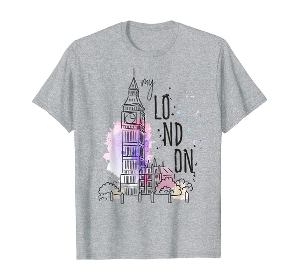 

my london big ben souvenir tshirt for men and women, White;black