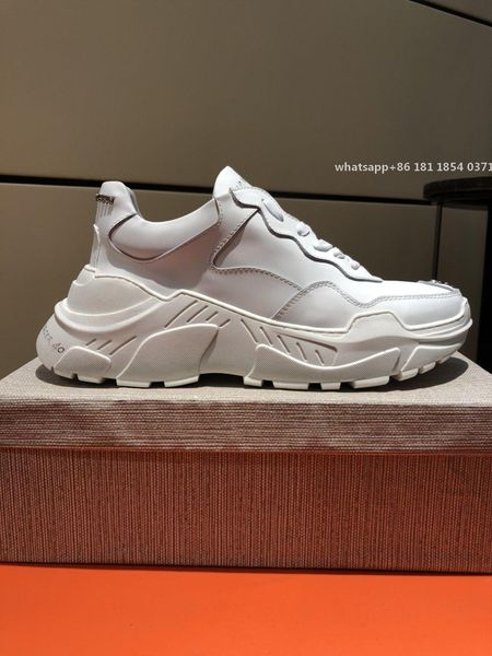 

casual shoes luxury designer sneaker genuine leather mesh pointed toe race runner shoes outdoors with box us38-45, Red;white