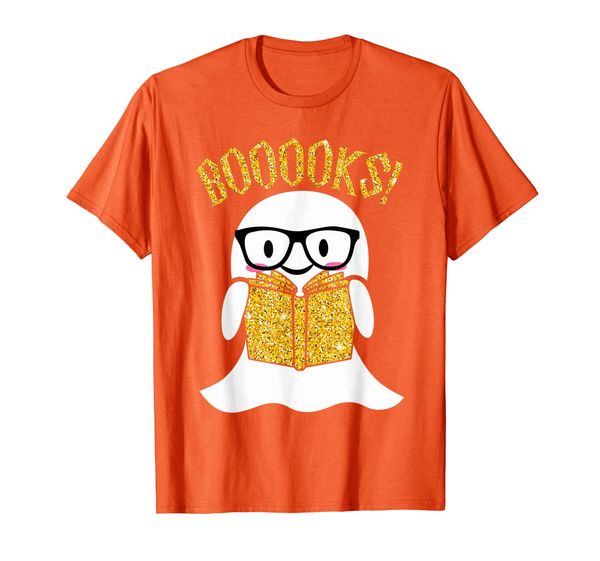 

Boooks Ghost Reading Book Boo Hallowee costume Funny Gift T-Shirt, Mainly pictures