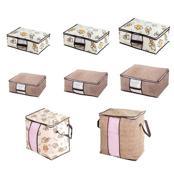 

clothing & wardrobe storage simple non-woven finishing bag portable moisture quilt sheet cover home organizer for bedroom living room