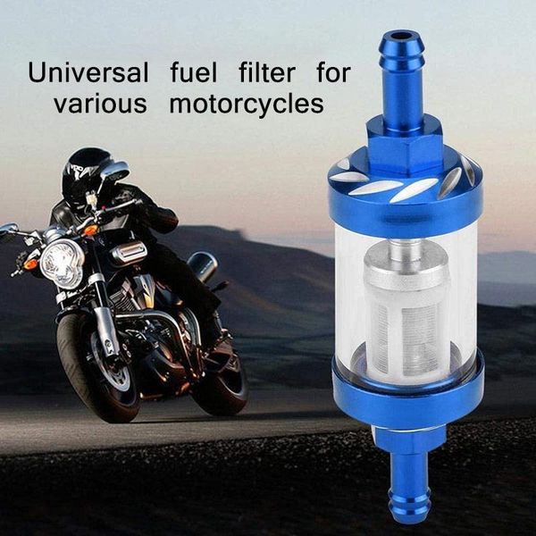 

parts gas fuel filter scooter 8mm oil dirt bike motorcycle quad aluminum alloy