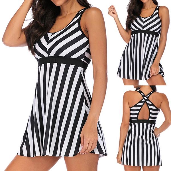 

women's swimming suit bikini swimsuit women swimwear tankini sets with shorts ladies stripe bikini set push-up swimwear
