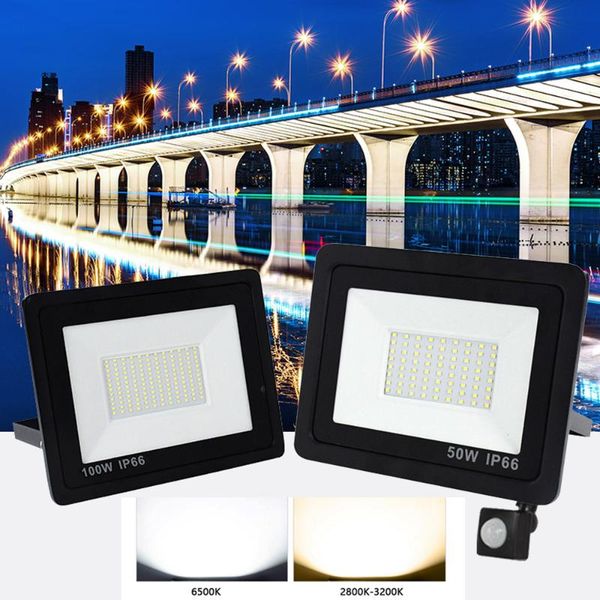 

other led lighting pir motion sensor spotlight ip66 waterproof high brightness outdoor wall reflector 10w 20w 30w 50w 200w garden lamp