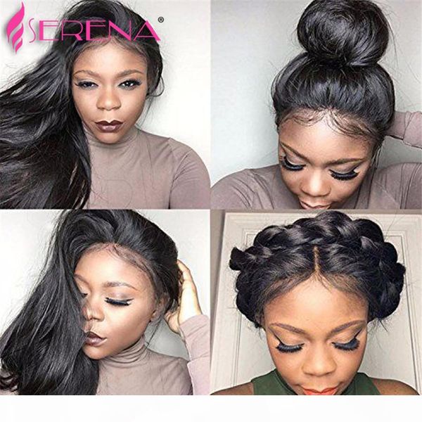 

brazilian straight hair weaves with lace closure unprocessed malaysian peruvian indian virgin human hair extensions remy hair wefts, Black