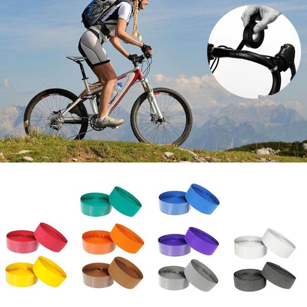 

bike handlebars &components 1 pair bicycle handlebar tape belt road fixed gear handle straps flat pattern winding