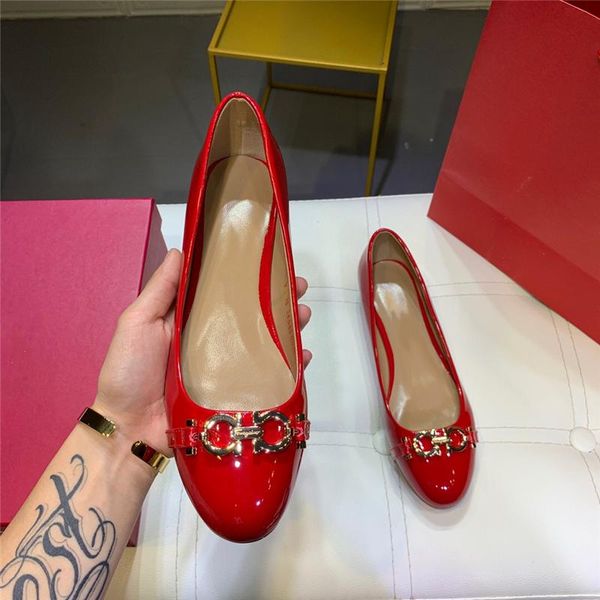 

dress shoes delivery to logistics within 2 days 2021 women's low heel stiletto patent leather metallic pumps mary jane high heels, Black