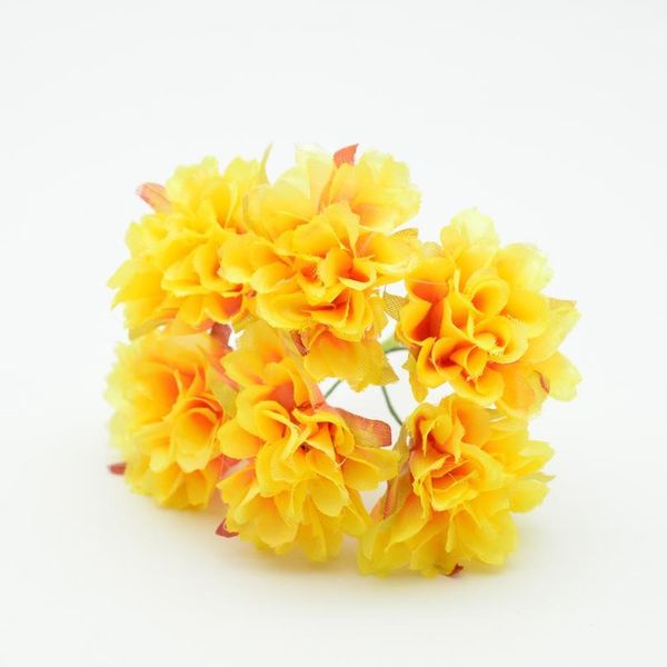 

6pcs artificial flowers for christmas wreath glass bottles decor home wedding diy new year gifts fake daisy silk c jlljmg