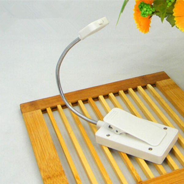 

book lights 2pcs/lot flexible gooseneck white mini multi-use led solar light lamp with usb interfaces for reading clip on