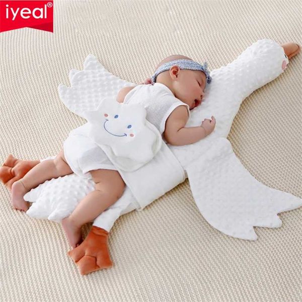 Doğan Bebek Konfor Yastık Büyük Beyaz Kaz Bebek Uyku Rahatları Intestinal Egzoz Uçağı Yatıştırıcı Uyku Artifact 211025