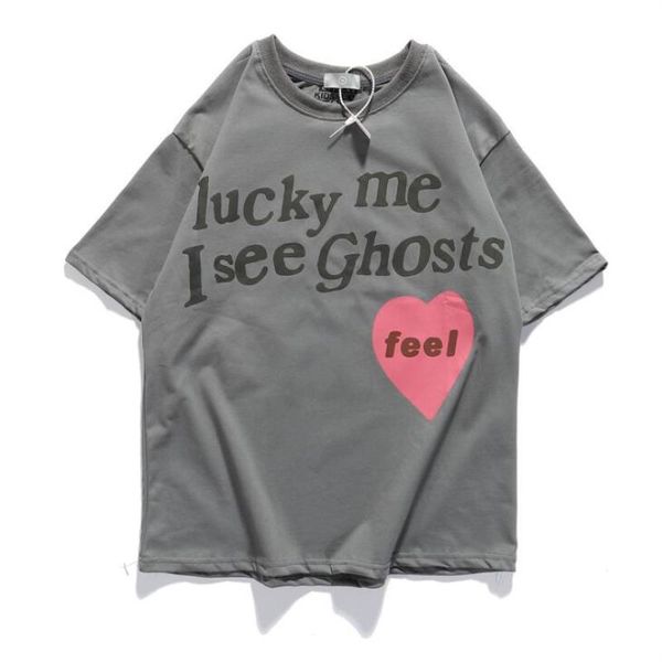

women me breathable t-shirt the see i and t-shirt summer lucky loose t-shirt hip men ghosts men's tees for designer hop streetwear coup, Black