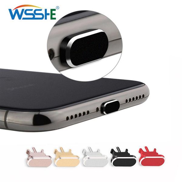 

cell phone anti-dust gadgets metal dust plug sim card needle for 8 7 6 plus accessories stub plugs charge smartphone