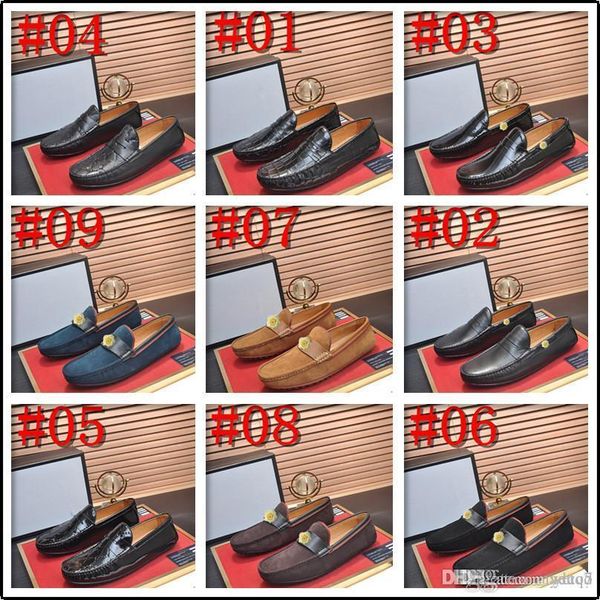 

iduzi men loafers driving shoes designer moccasins big size 38-48 handmade flats italian shoes silver white mens zapatos hombre 33, Black