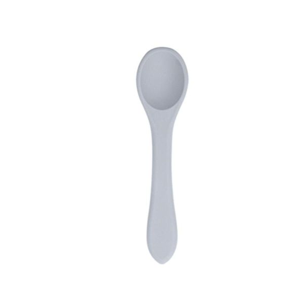

spoons 1pc baby soft silicone spoon feeding set kid dishes kitchen toddlers tableware accessories infant j3k7