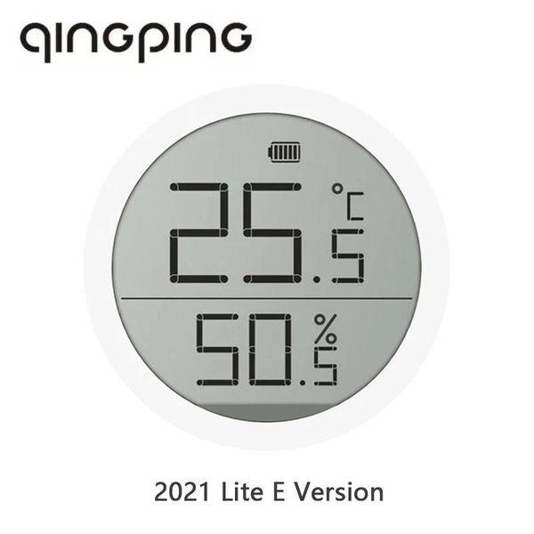 

smart home control 2021 qingping lite e thermometer hygrometer temperature&humidity sensor lcd screen support celsius and fahrenheit change