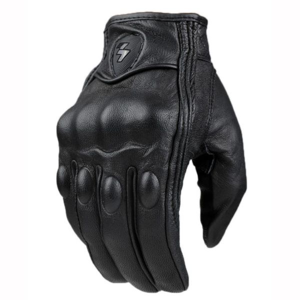 

cycling gloves motorcycle men women moto leather carbon winter motorbike motorcross, Black
