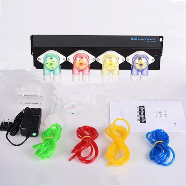 

f4 pro aquarium dosing pump remote control intelligent titration pump peristaltic seawater fish tank titration system