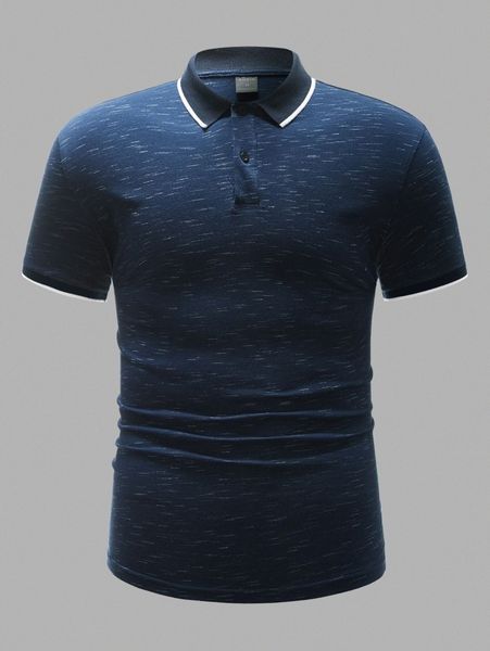 

men marled polo shirt j4ne#, White;black