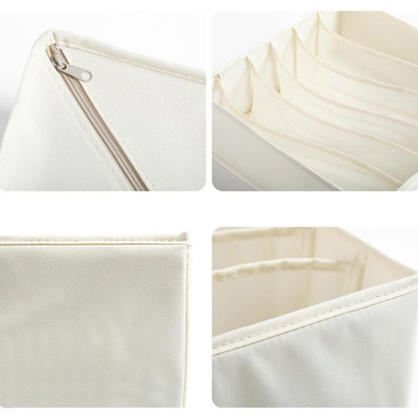 

storage box grids washable foldable organizer multi-functional container holder