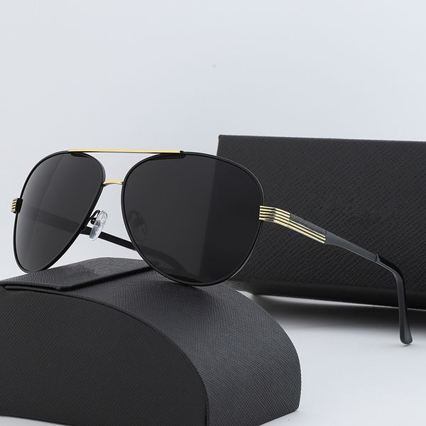 

classic metal frame men sunglasses uv protection brand driving sun glasses designer gafas de sol with box, White;black