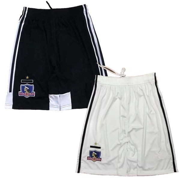 

2021 2022 2023 colo colo soccer shorts lucero zavala costa falcon home away 21 22 23 football sports pants, Black;red