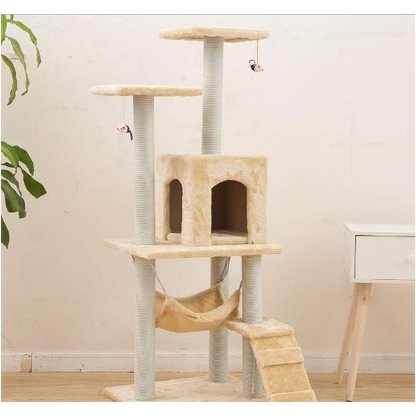 

new cat tree tower condo furniture scratch post cat pet house play climbing frames scratching jllitz warmslove