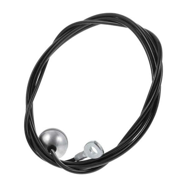 

jump ropes 1pc household diy fitness wire rope practical gym heavy duty steel (black)