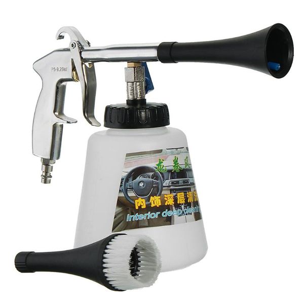 

car washer high pressure air pulse cleaning gun with brush multifunctional surface interior exterior kit