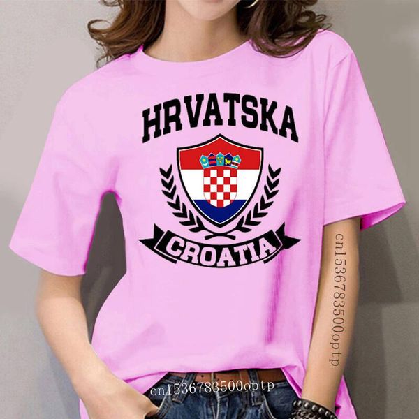 

women's t-shirt women t shirt hrvatska croatia(1), White