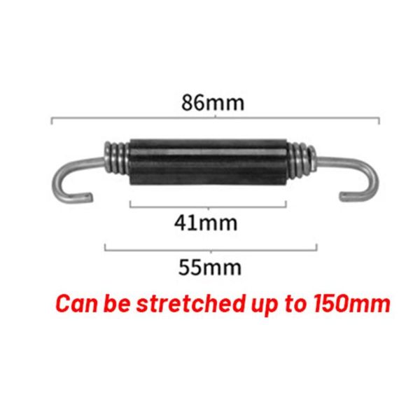 

2pcs exhaust pipe springs middle pipes moto parts thicken durable motorcycle system