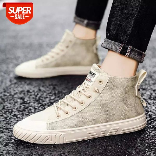 

spring men casual shoes breathable lace up flat shoes men sneakers canvas boots outdoor light shoe fashion soft zapatos male #cf3t