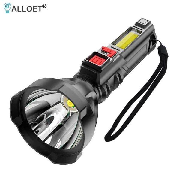 

other led lighting usb rechargeable portable multifunctional powerful waterproof torch searchlight for outdoor mountaineering hik
