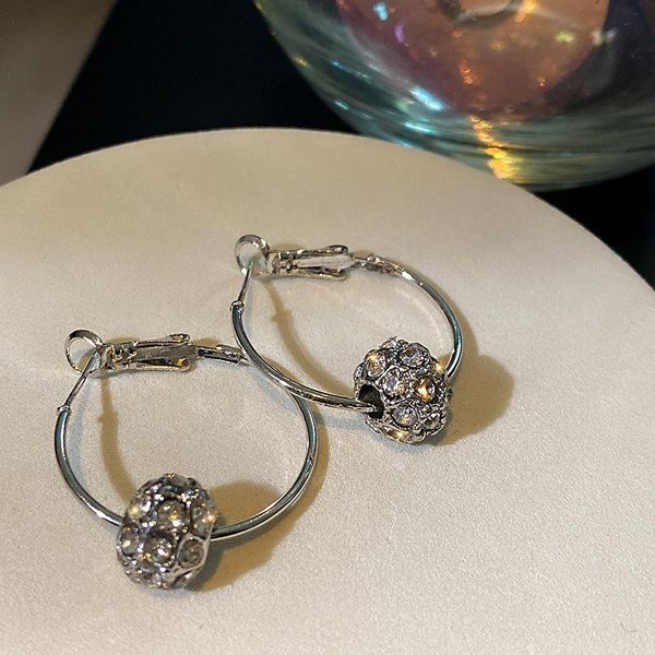 

dangle & chandelier round beads charm earrings for women jewelry fashion wedding party gifting, Silver