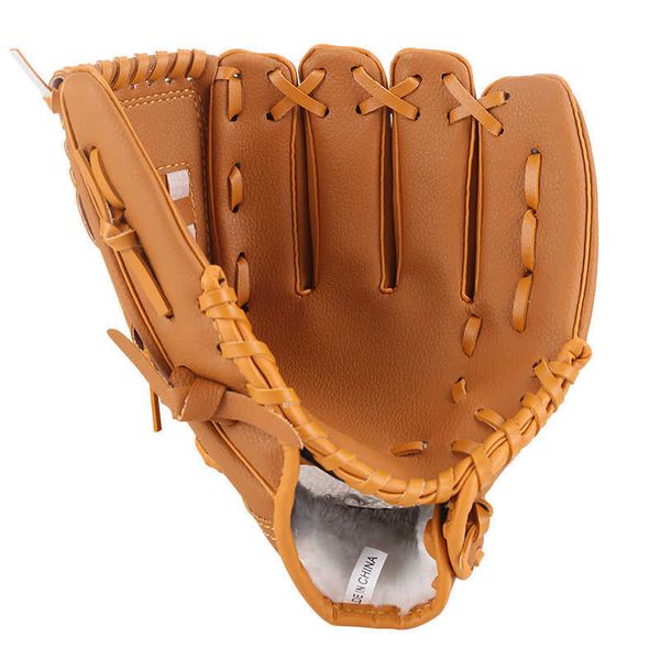 Deri Beyzbol Eldiven Erkekler Çocuk Eğitim Ekipmanları Eldiven Yetişkin Catcher Softball BG50BB Q0114