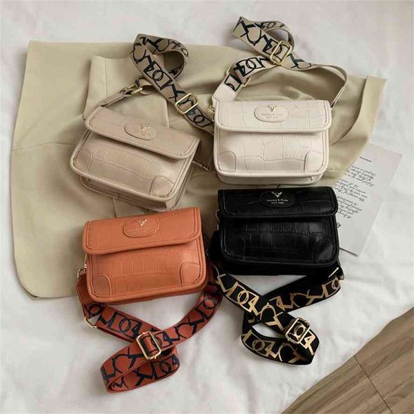 

new 2021 foreign crocodile pattern korean style one shoulder messenger bag