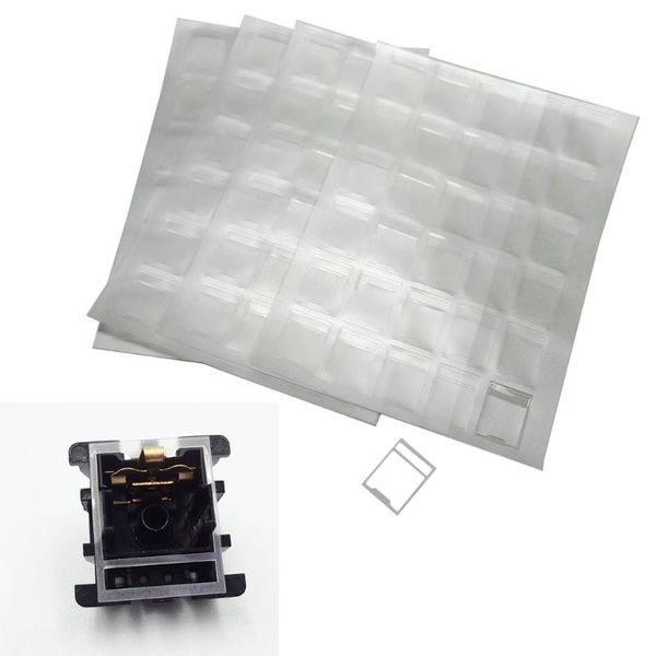 

mouse pads & wrist rests switch film compatible with mechanical keyboard switches, 0.15mm htv+pc soft double layer (120pcs)